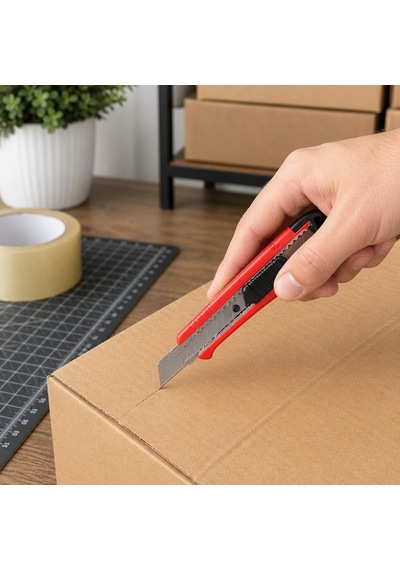 Mini Falçata Seti 9mm Maket Bıçağı + 10 Adet Yedek Bıçak Küçük Boy Kesici Falçata Hassas Kesim Karton Kağıt