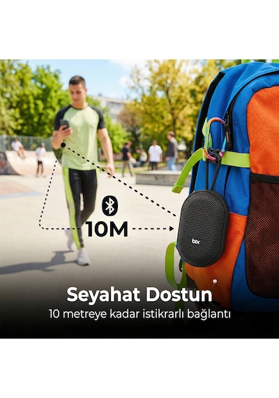 Bix Bxws01 Bluetooth 6.0 Ipx4 Suya Dayanıklı 8w Ses Çıkışlı Taşınabilir Hoparlör Tf/usb Destekli Speaker