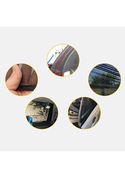 Araba Yan Cam Perdesi Sineklik Araç Oto Güneşlik Örtü Perde Kılıf