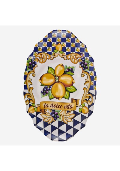 Mavi Melamin Meze Tabağı 7 Parça