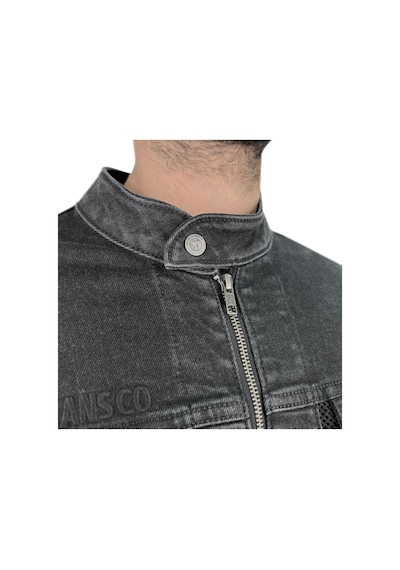 The Biker Jeans Grey Ice Korumalı File Motosiklet Kot Montu Erkek