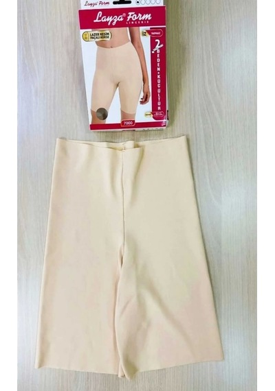 Layza Form Lazer Kesim Paçalı Korse 7000 Ten Bej