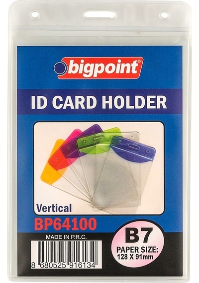 Bigpoint Korumalı Kart Poşeti Dikey B7 91x128mm 10'lu Poşet