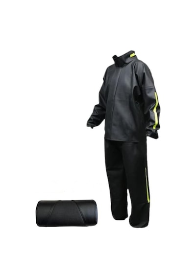 Motosiklet Sırt Dayama + Vexo Pvc Motosiklet Yağmurluk Siyah