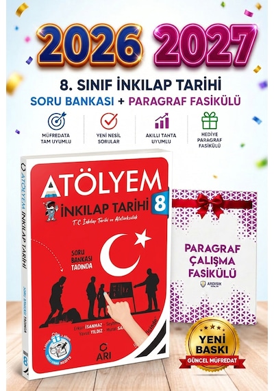 Arı Yayınları 8. Sınıf İnkılap Tarihi Atölyem 2027