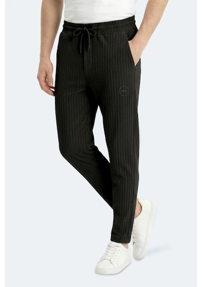 Slazenger Norwood Erkek Siyah Eşofman Altı Siyah
