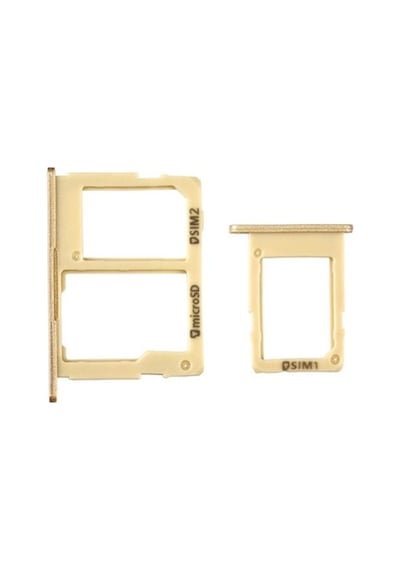 Samsung Uyumlu Galaxy J5 Prime G570 Sim Kart Tepsisi Gold Çift