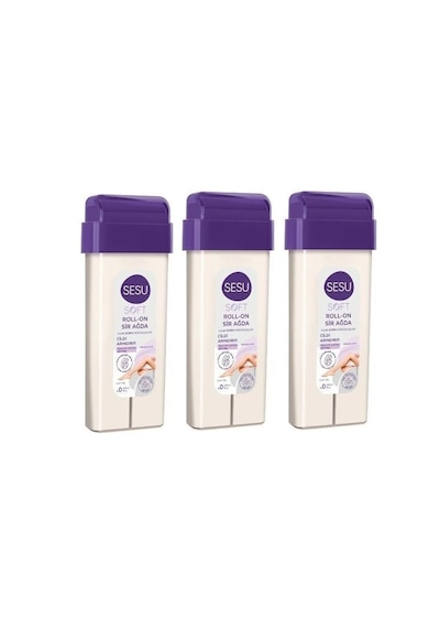 Sesu Roll On Sir Ağda Soft Yulaf Yağlı 100 Ml X 3 Adet