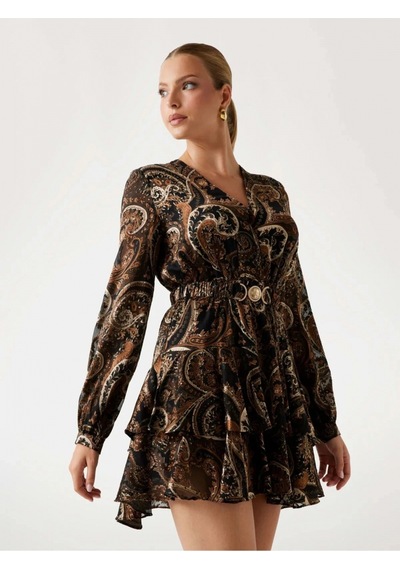 Guess Clarisse Kadın Çok Renkli Elbise W5bk53w2770-p1wt Çok Renkli