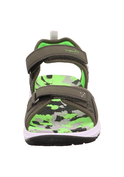 Superfit Criss Cross Çocuk Sandalet Kamuflaj - Haki 000586-7010