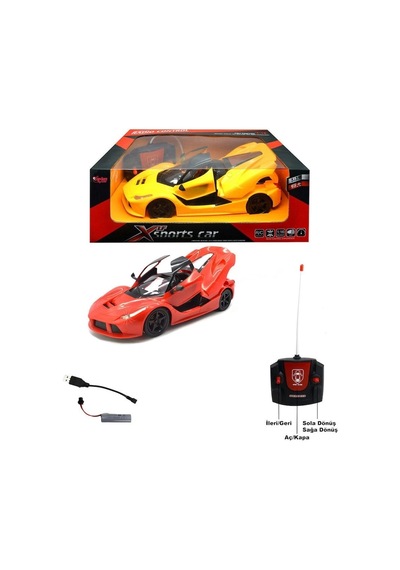 Xfg-789-508b-509b Kumandalı Şarjlı 1:16 Kapı Ve Bagajı Açılan Araba