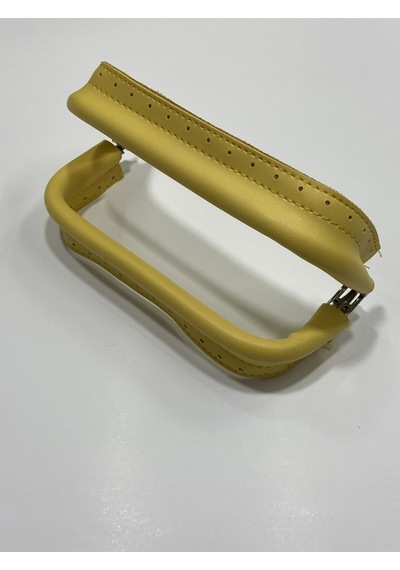 Karantuhafiye Çanta Bursu / Derili Burs 20 Cm / Sarı Sarı