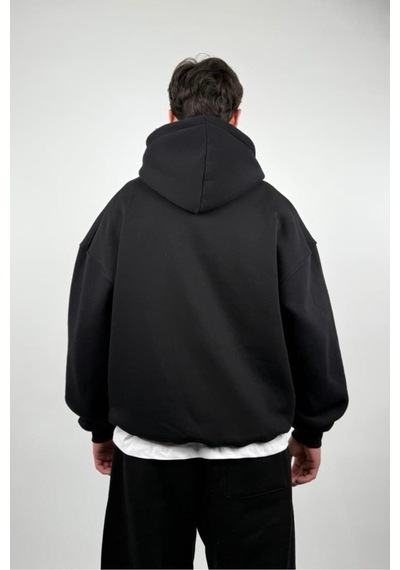 Zaee Basic Oversize Hoodie siyah