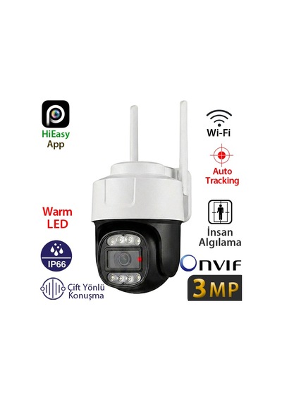Trk-lınk Rs-5011 3mp Akıllı Wi-fi 6 Dış Mekan Pt Güvenlik Kamerası - İnsan Takibi, Çift Yönlü Trk-lınk Rs-5011 3mp Akıllı Wi-fi 6 Dış Mekan Pt Güvenlik Kamerası - İnsan Takibi, Çift Yönlü