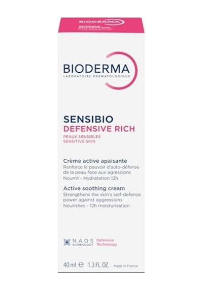 Bioderma Sensibio Defensive Rich Hassas Ve Kuru Cilt Antioksidan E Vitamini Yoğun Nemlendirici Krem 40 Ml