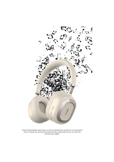 Torima HD70 Bluetooth Kulaklık Kulak Üstü Kablosuz Kulaklık