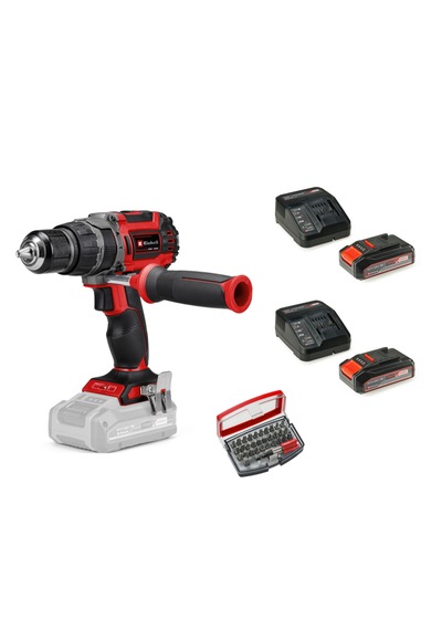 Einhell TP-CD 18/60 Li-ı Bl Solo + 2x2.5 Ah Akü Ve 32 Parça Bits Uç Seti