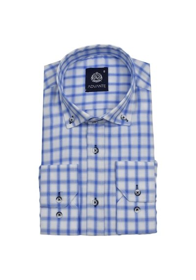 Erkek Ekose Klasik Uzun Kol Gömlek Oxford Bgl-st02987 001