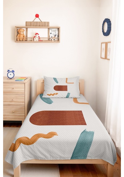 Geometrik Bej Genç Odası Tek Kişilik Pike Takımı - Turkuaz Kiremit 160x220 Cm Kapitone Yatak Örtüsü Narin Zeytinlik Zemini Geometrik Bej Genç Odası Tek Kişilik Pike Takımı - Turkuaz Kiremit 160x220 Cm Kapitone Yatak Örtüsü Narin Zeytinlik Zemini