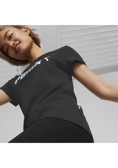 Puma 84830351 Ess+ Metallic Logo Tee Kadın Tişört 001