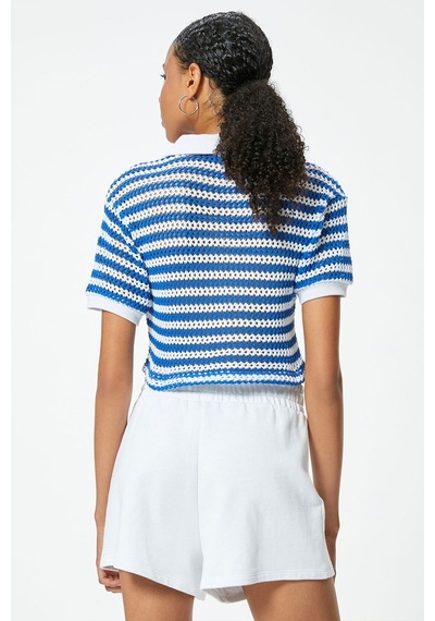 Koton Polo Yaka T-shirt Lacivert