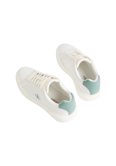 Calvin Klein Chunky Cupsole Laceu Beyaz Kadın Deri Sneaker