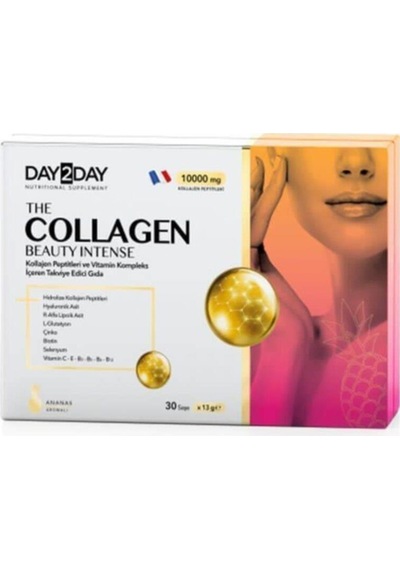 Day2Day Collagen Beauty Intense 30 Saşe Gr Ananas Aromalı