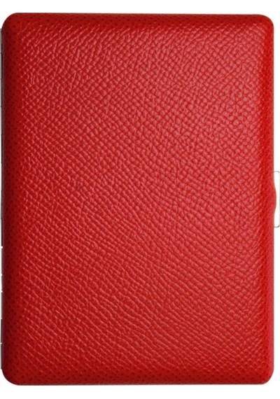 Pearl Japan Cosmos Deri Uzun Sigara Tabakası Noblesse Kırmızı 9lu