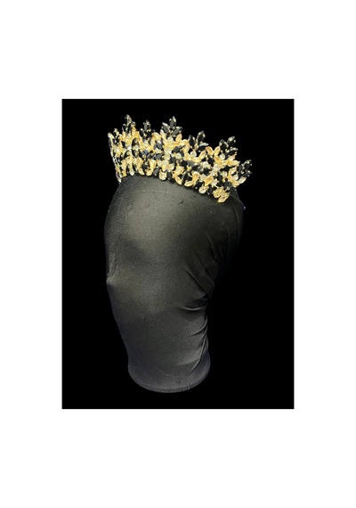 Golden Night Crown-gelin,kına,nişan,söz,after,bride,party Taç Siyah - 889679471 Siyah