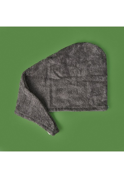 Soft Mikrofiber Saç Havlusu - Antrasit - 57x27 Cm Renkli