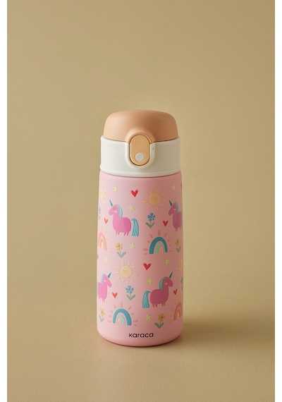 Karaca Little Joys Space Çelik Sızdırmaz Termos 500 Ml Pembe