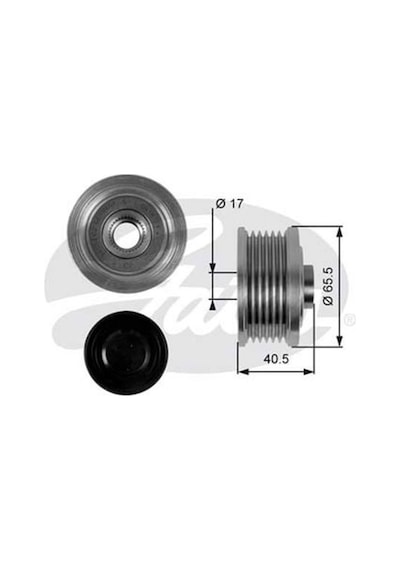GATES OAP7032 ALTERNATÖR KASNAĞI DOBLO / ASTRA H 1.9 JTD 1.9 CDTI