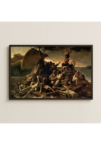 Géricault Medusa'nın Salı Uv Baskı Pvc Tablo