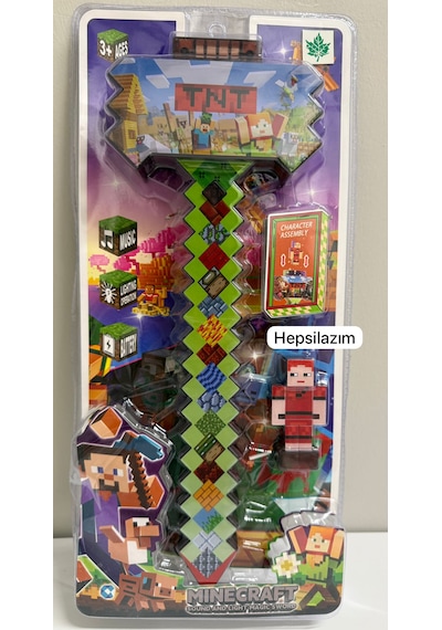 Oyuncak Tnt Çekiç Işıklı Ve Sesli Balyoz 37 17 4 Cm Boyutlarında Minecraft