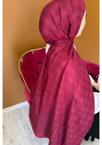 Mimiyum Koza Şal- Işıltı Desen - Model 8 Çok Renkli