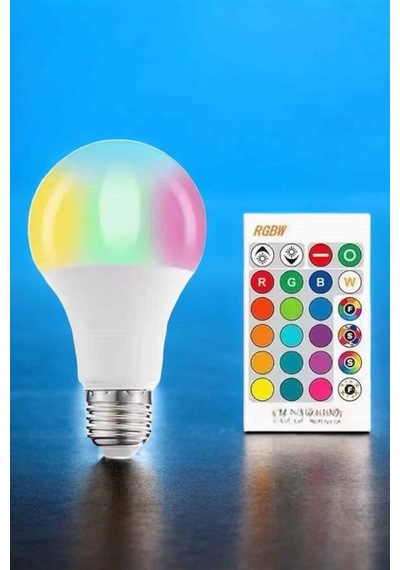 Mey İthalat Led Ampul Enerji Dostu Rgb Işıklı 100w Led Işık Çok Renkli 85165360