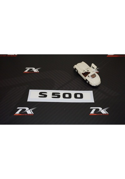 S500 Bagaj Yazı Logo Mat Siyah Renk Ürün
