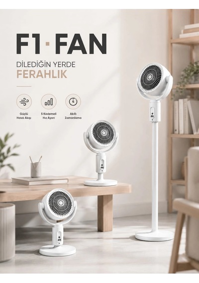 Akıllı Zamanlayıcı Özelliğiyle Enerji Tasarruflu Dikey Vantilatör Krgltgsa2j0nddbıws2