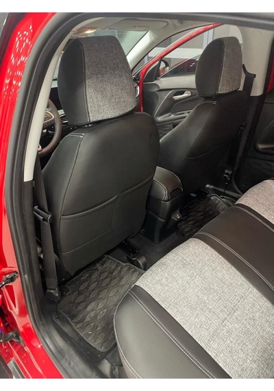 Fiat Egea Uyumlu Urban Paket Arka Sırt 2+1 Keten Kumaş Deri Karışımı