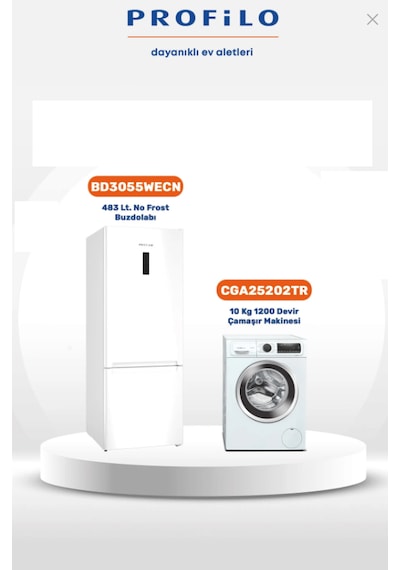 Profilo 2'li BD3055WECN + CGA25202TR Avantajlı Set
