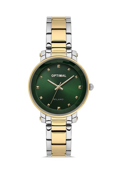 Optimal Opt.03460m.05 Unisex Kol Saati Altın - Siyah