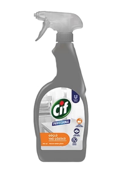 Cif Profesyonel Güçlü Yağ Çözücü Sprey 750 Ml Diğer