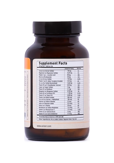 U-More Multivitamin Kalsiyum Magnezyum Demir Çinko 60 Tablet