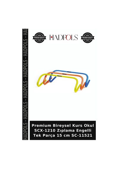 Premium Bireysel Kurs Okul Scx-1210 Zıplama Engelli Tek Parça 15 Cm Sc-11521 Çok Renkli