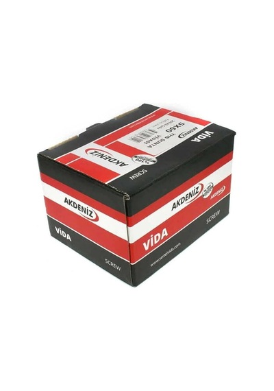Akdeniz 5x60 Sunta Vidası 200 Adet 10 X 8 X 12 Santimetre