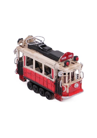 Dekoratif Metal Taksim Tramvay