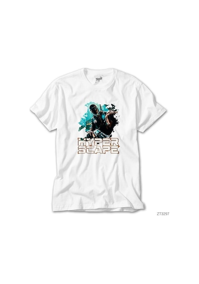 Hyper Scape Splash Beyaz Tişört Beyaz