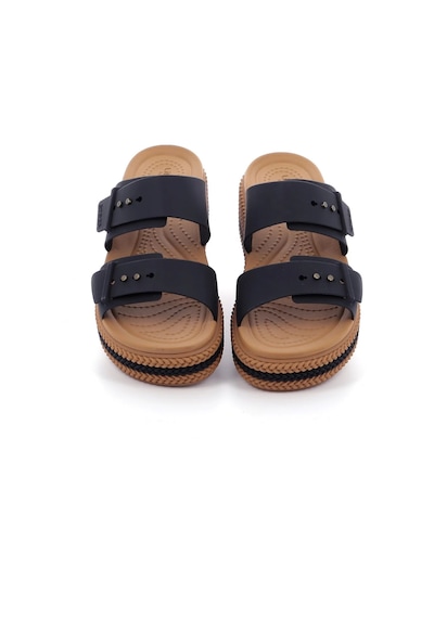 Crocs Brooklyn Woven Buckle Kadın Terlik 209978-001 Siyah