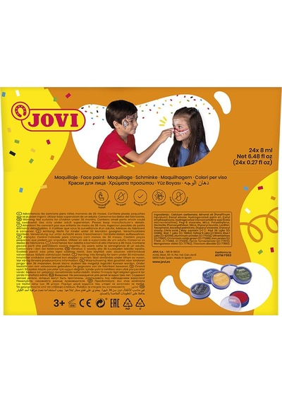 Jovı 171d Krem Yüz Boyası 8ml 4x6renk - 24'lü Stand