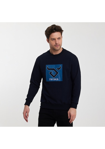 Twobull OSLO Erkek  Lacivert Sweatshirt